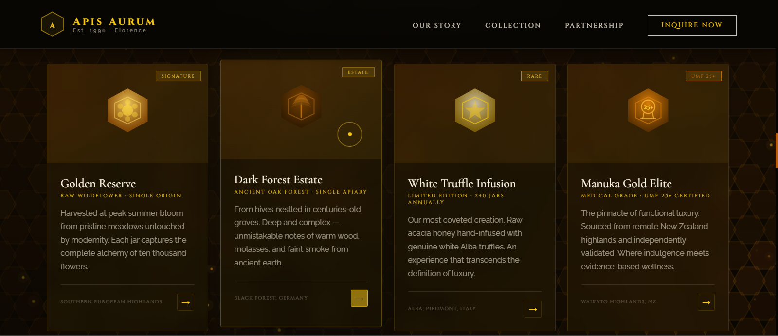 Bee Site collection page