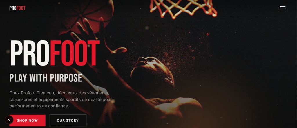 Profoot Store hero